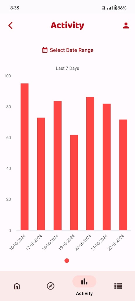 Hear rate monitor App Screenshot